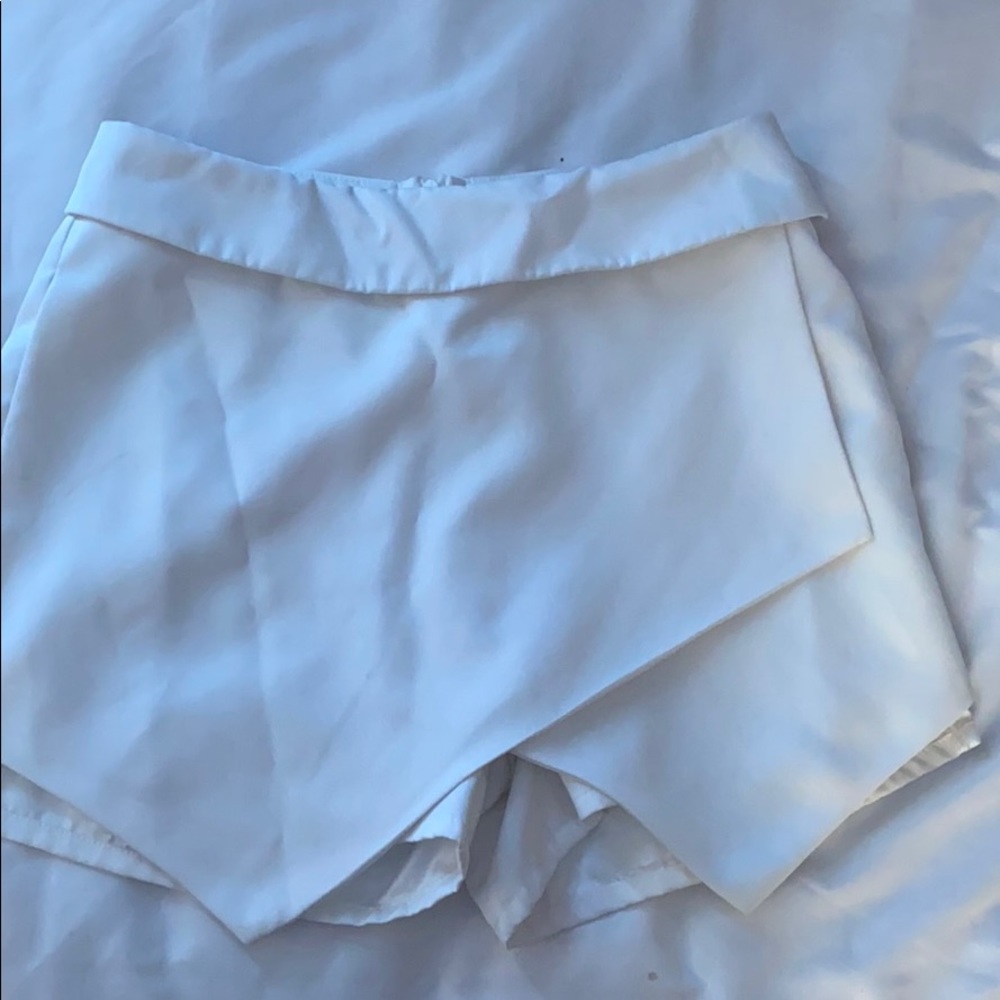 White Skort
